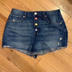Jean Shorts/ Old Navy/ Colorful buttons